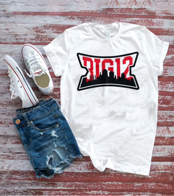 Big 12 Conference Kansas City Skyline T-Shirt