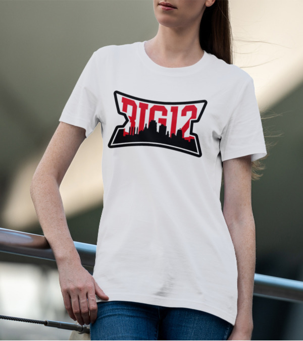 Big 12 Conference Kansas City Skyline T-Shirt