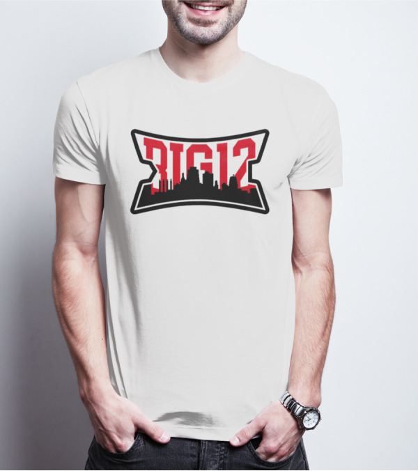 Big 12 Conference Kansas City Skyline T-Shirt