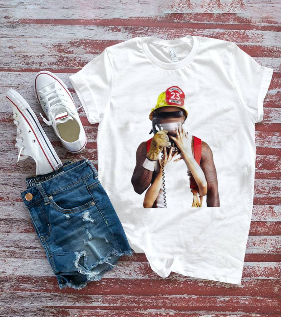 Call Da Fireman 23 DaBaby Firefighter Concept T-Shirt