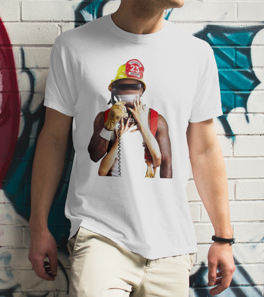 Call Da Fireman 23 DaBaby Firefighter Concept T-Shirt