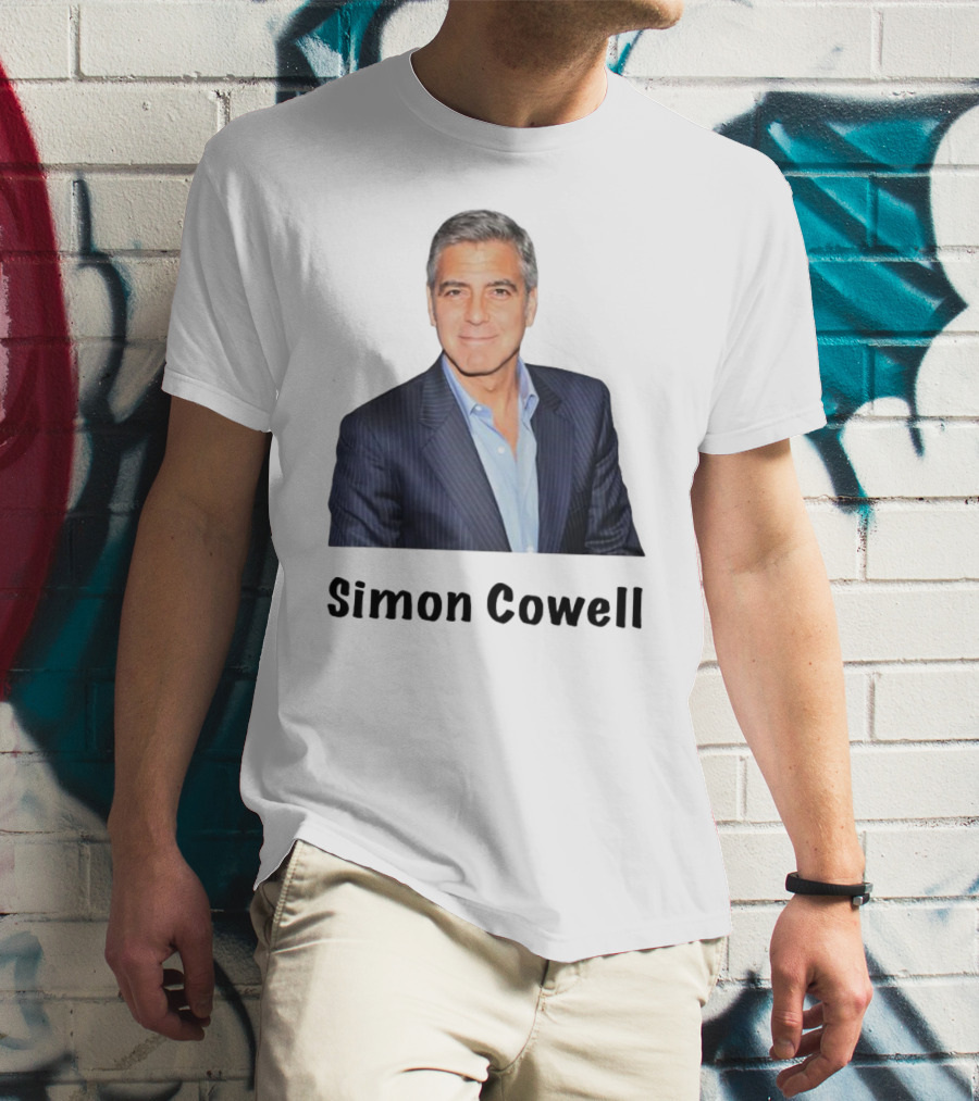 George Clooney Simon Cowell T-Shirt