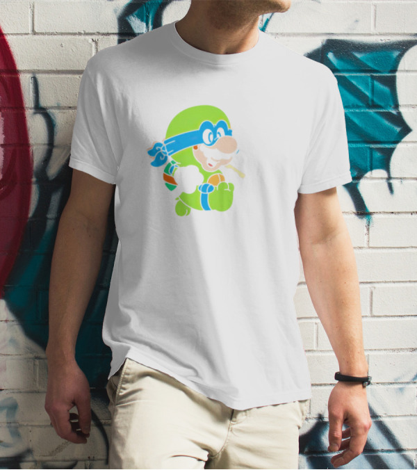 Super Mario Leo Bro Ninja Character T-Shirt