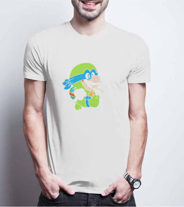 Super Mario Leo Bro Ninja Character T-Shirt