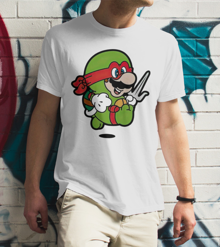 Super Mario Raph Ninja Bro Adventures T-Shirt
