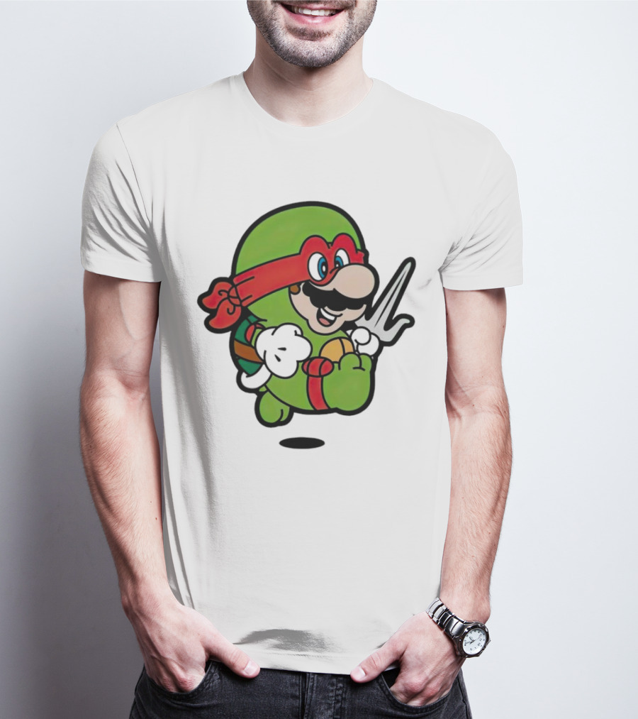 Super Mario Raph Ninja Bro Adventures T-Shirt