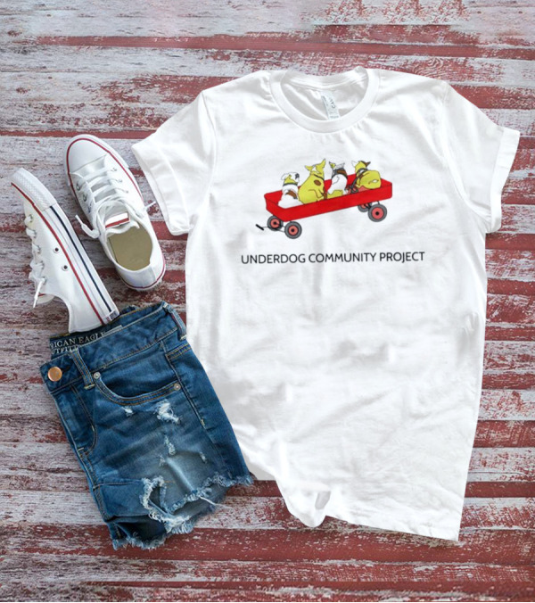 Underdog Community Project Yellow Dog Red Wagon T-Shirt