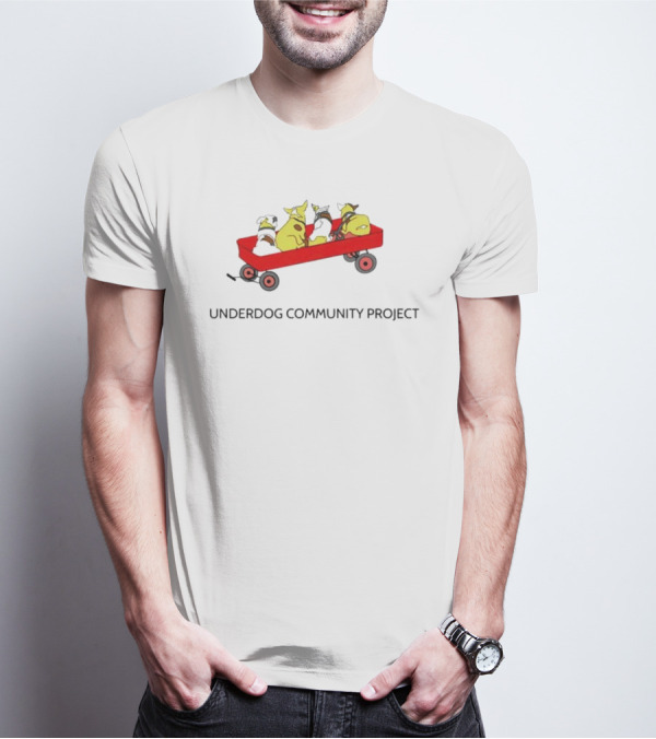 Underdog Community Project Yellow Dog Red Wagon T-Shirt