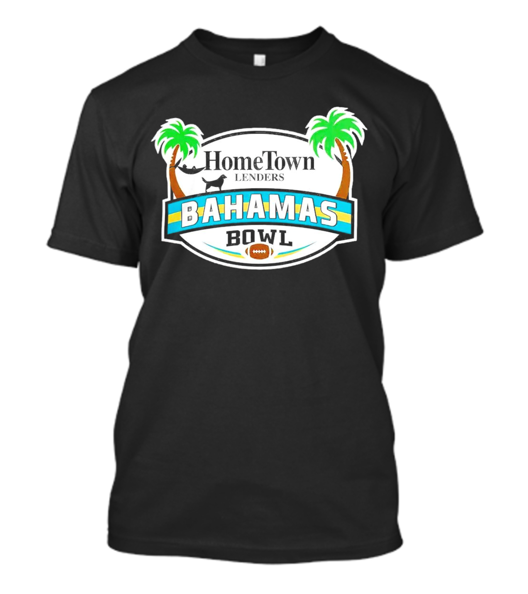 HomeTown Lenders Bahamas Bowl Palms Football T-Shirt