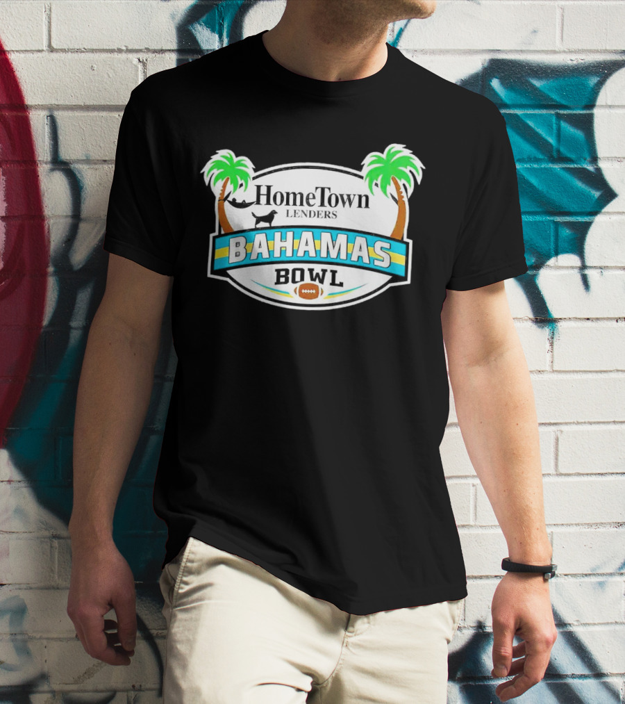 HomeTown Lenders Bahamas Bowl Palms Football T-Shirt