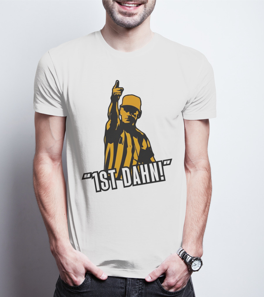 Pittsburgh Steelers 1st Dahn Referee Gesture Steelers Colors T-Shirt