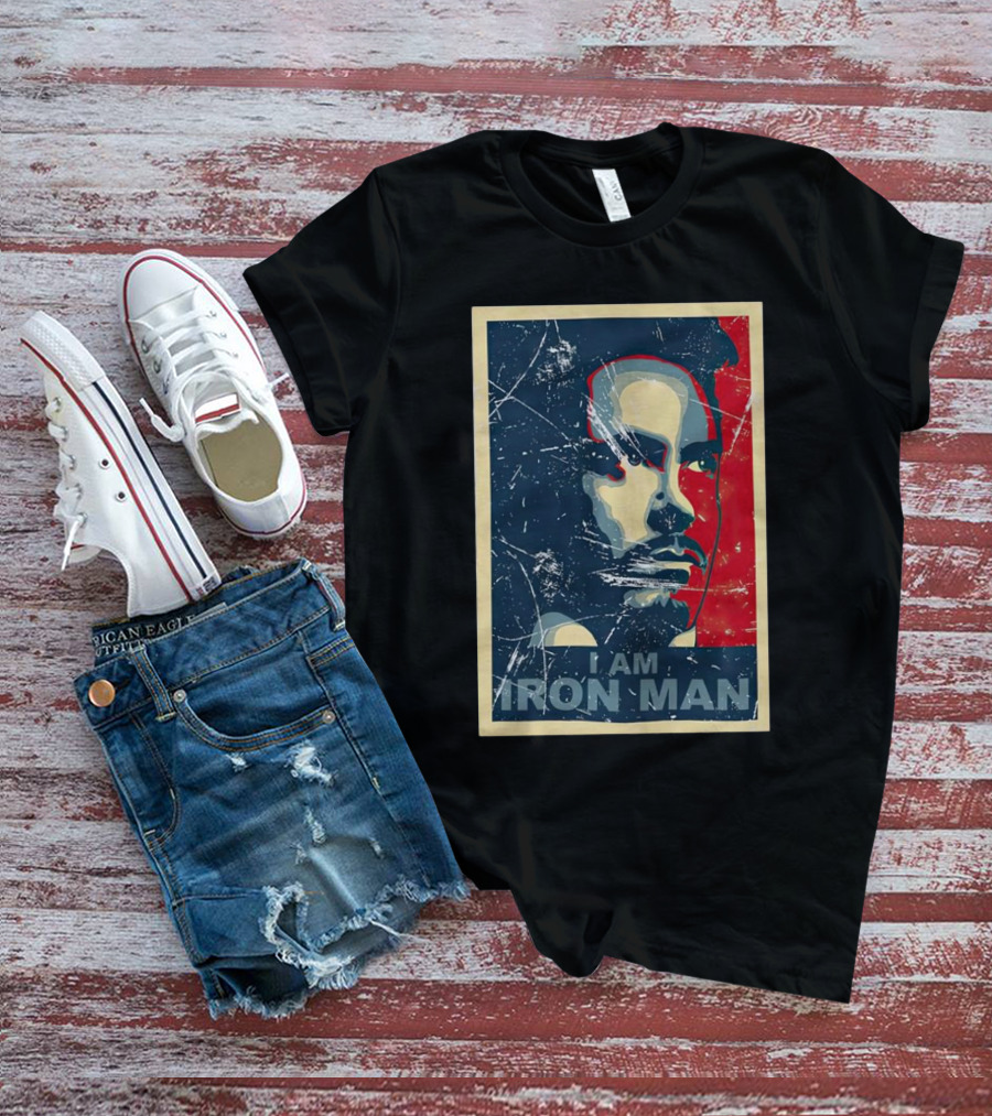 I Am Iron Man Tony Stark Vintage T-Shirt