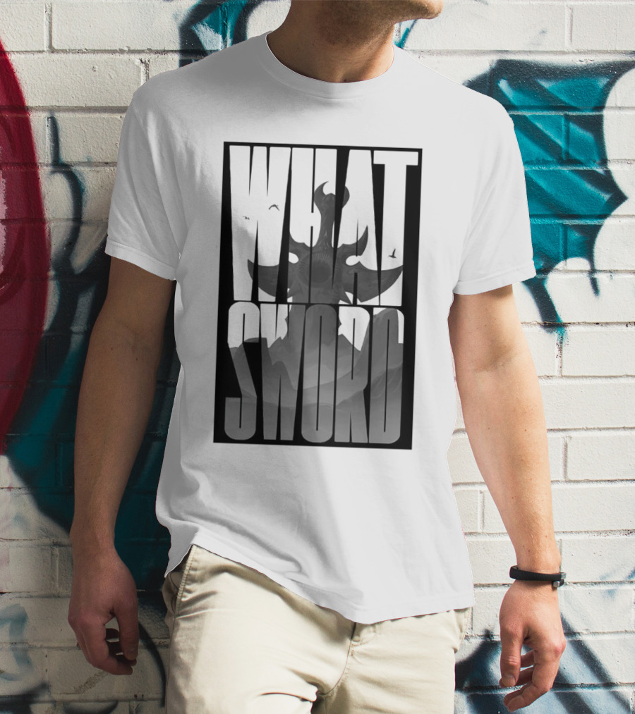WHAT SWORD Dark Fantasy Dragon T-Shirt