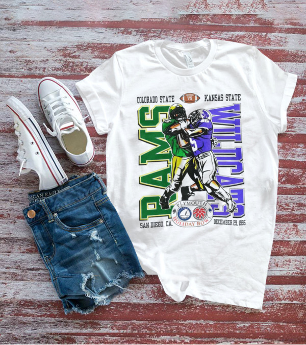 Colorado State Rams Vs Kansas State Wildcats Plymouth Holiday Bowl December 29 1995 San Diego CA T-Shirt