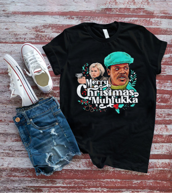 Merry Christmas Muhfukka Movie Character Holiday T-Shirt