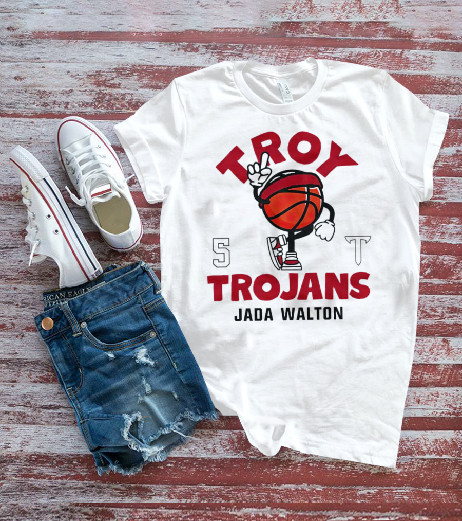 Troy Trojans Basketball Jada Walton NCAA Women's Basketball T-Shirt