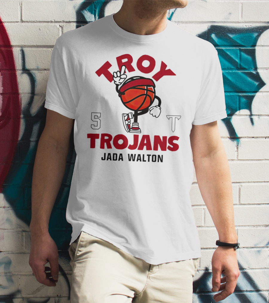 Troy Trojans Basketball Jada Walton NCAA Women's Basketball T-Shirt
