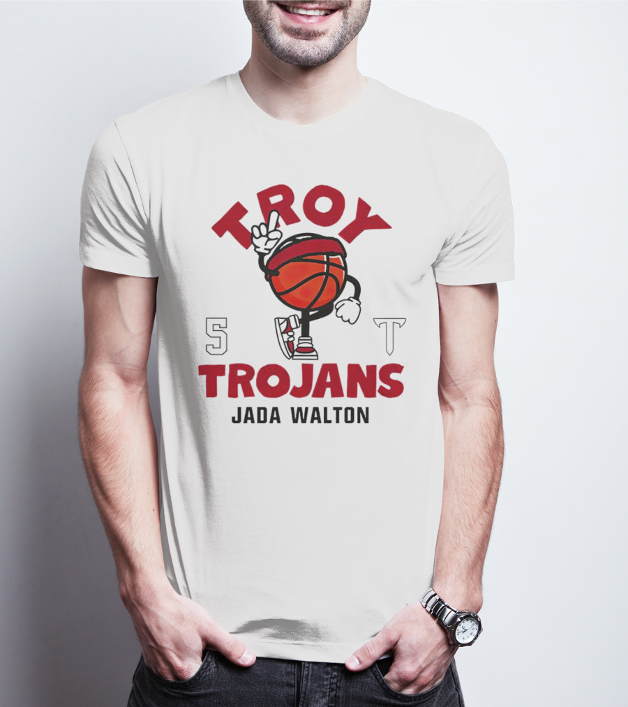 Troy Trojans Basketball Jada Walton NCAA Women's Basketball T-Shirt