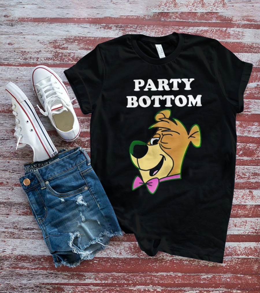 Party Bottom Yogi Bear Retro Bow Tie T-Shirt