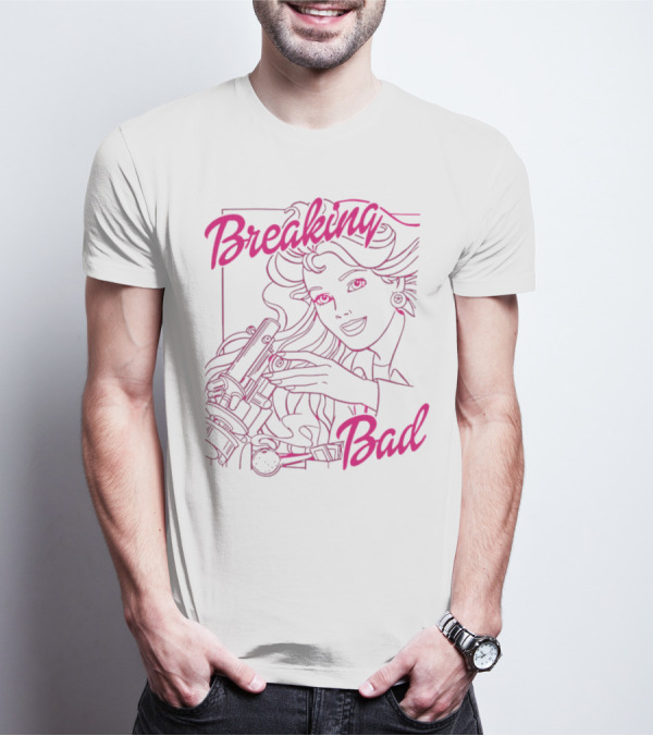 Breaking Bad Barbie Neon Sketch T-Shirt