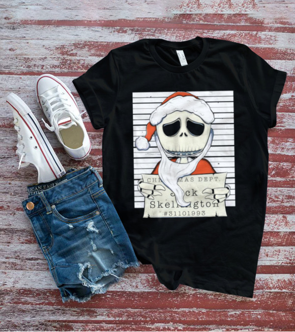 Christmas Dept Jack Skellington Santa #31101993 T-Shirt