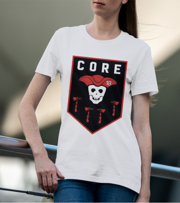 CORE Pirate Skull 18 Emblem T-Shirt