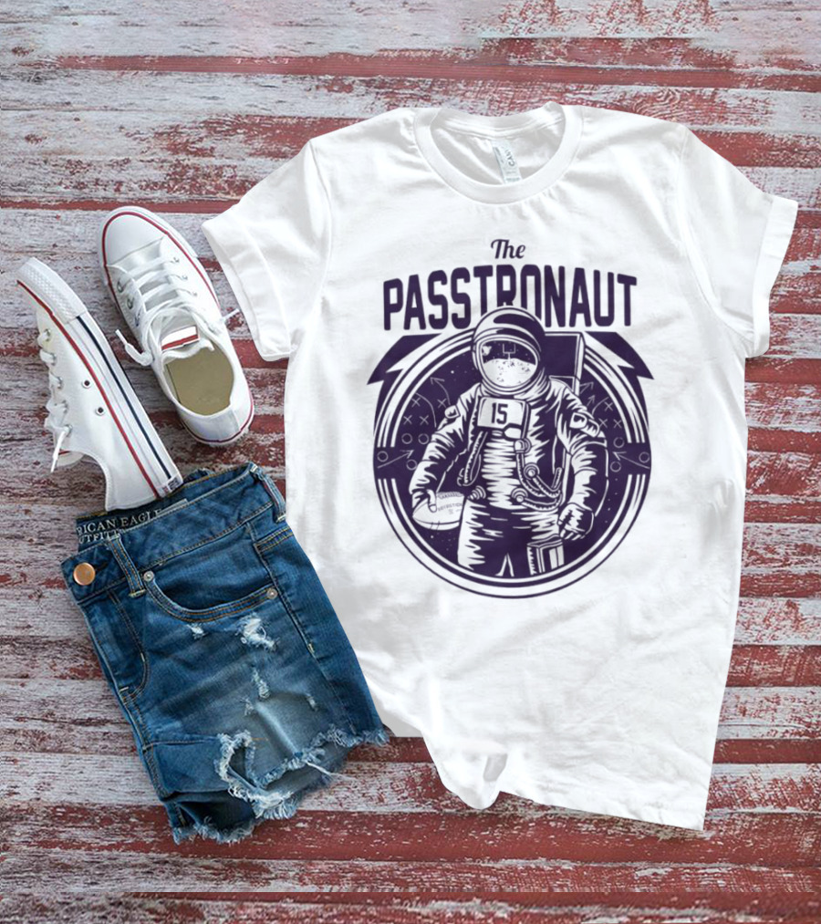 The Passtronaut 15 Joshua Dobbs Minnesota Vikings T-Shirt