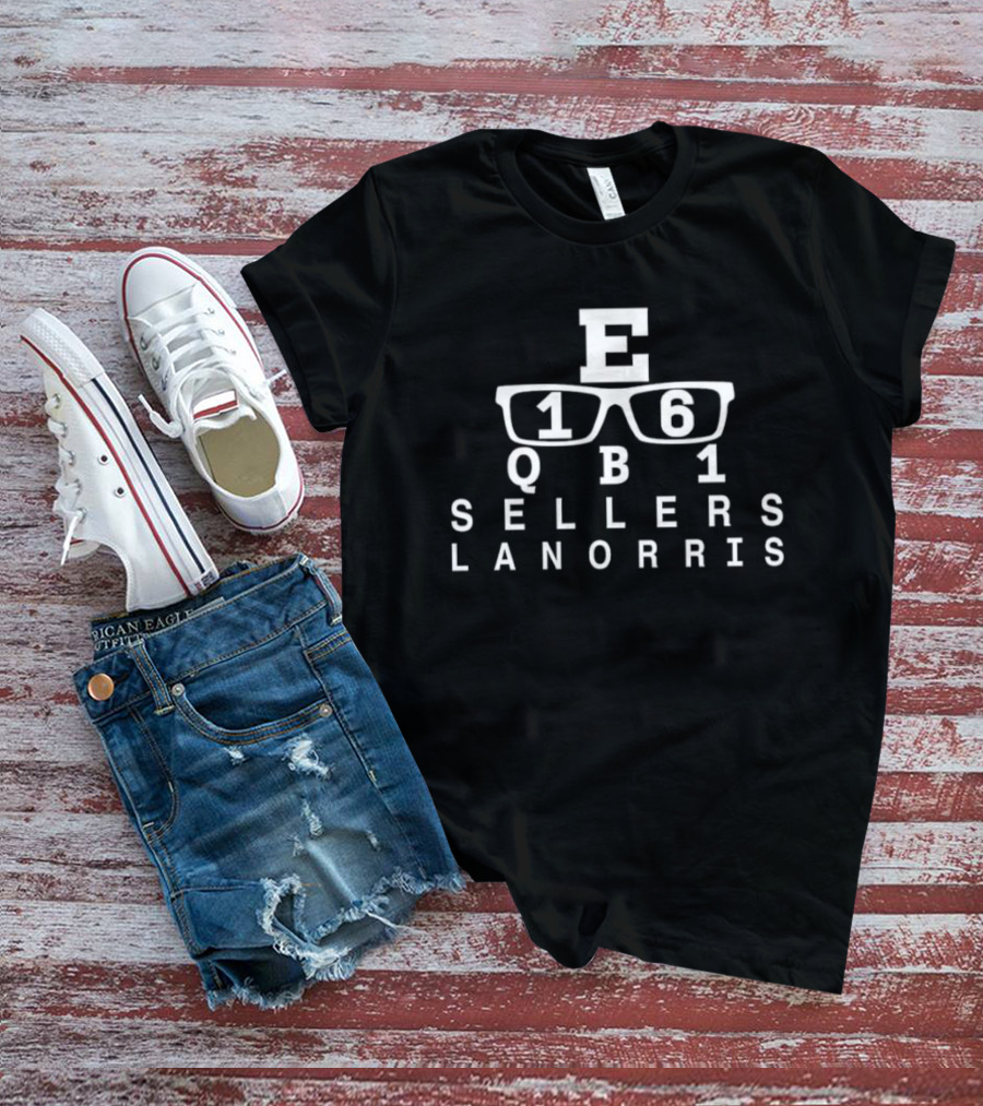 E 16 QB1 Lanorris Sellers South Carolina Gamecocks Football Icon Glasses T-Shirt