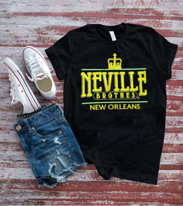 Neville Brothers Crown Logo New Orleans T-Shirt