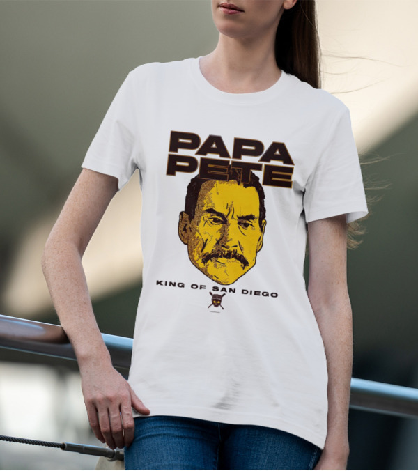 Papa Pete King Of San Diego Iconic Yellow T-Shirt
