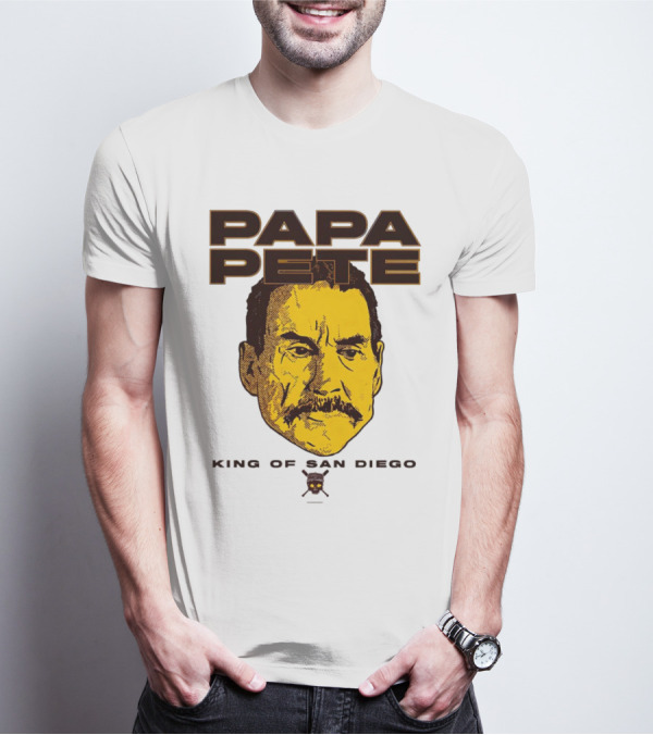 Papa Pete King Of San Diego Iconic Yellow T-Shirt