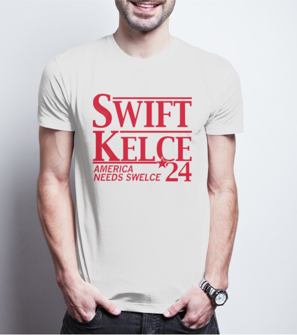 Swift Kelce 2024 America Needs Swelce T-Shirt
