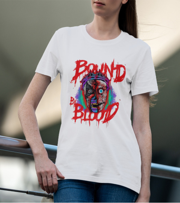Bound By Blood Horror Mask Horror Clown T-Shirt