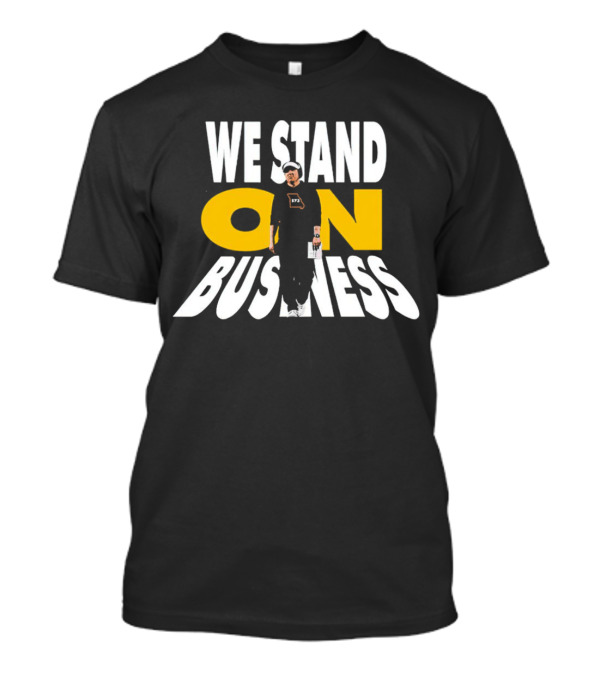 We Stand On Business 673 Brand Apparel Icon With Figure T-Shirt