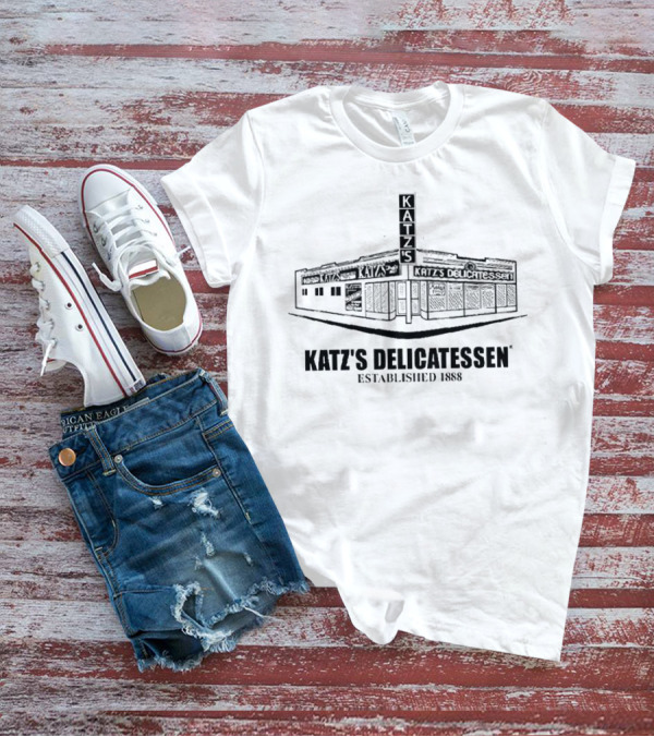 Katz’s Delicatessen Established 1888 Iconic New York Deli Building T-Shirt
