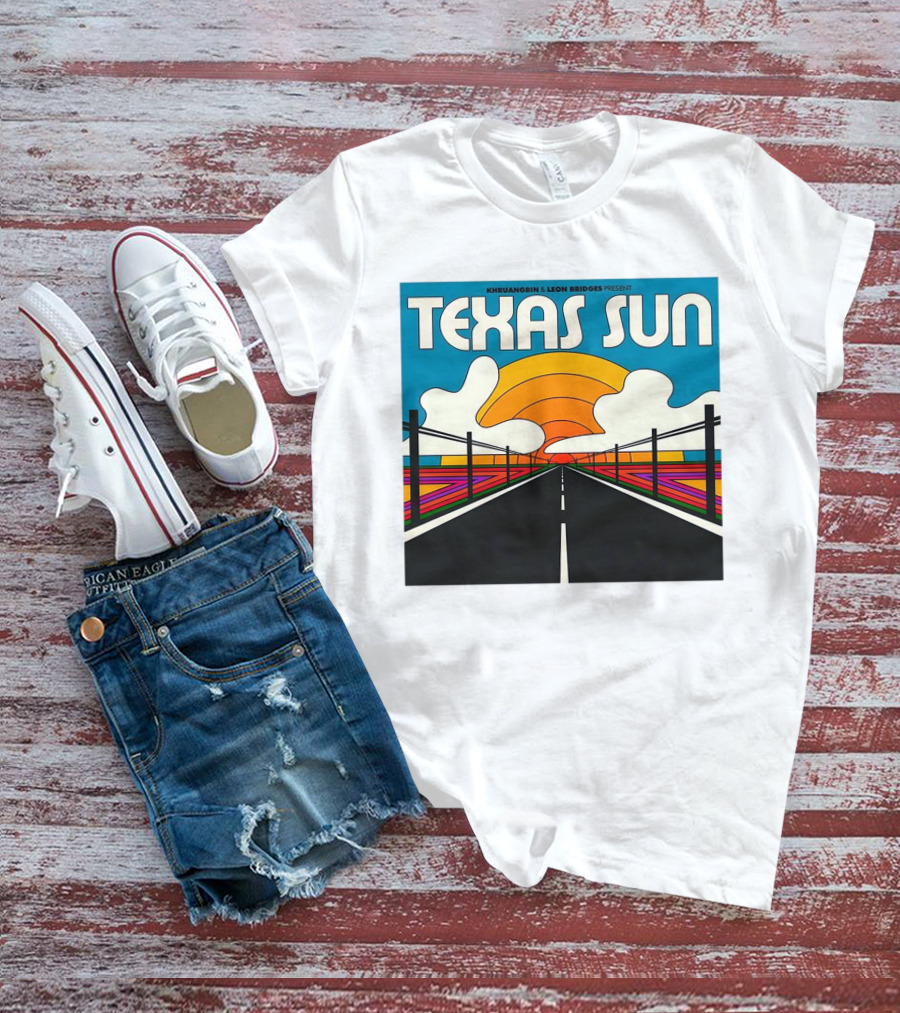 Khruangbin And Leon Bridges Present Texas Sun United State T-Shirt