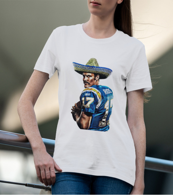 Rios 17 Los Angeles Chargers Sombrero T-Shirt
