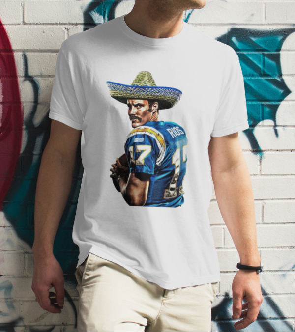 Rios 17 Los Angeles Chargers Sombrero T-Shirt