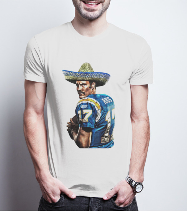 Rios 17 Los Angeles Chargers Sombrero T-Shirt