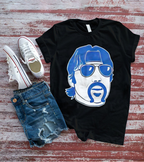 Minshew Mania Indianapolis Colts Iconic Quarterback Mustache Sunglasses T-Shirt
