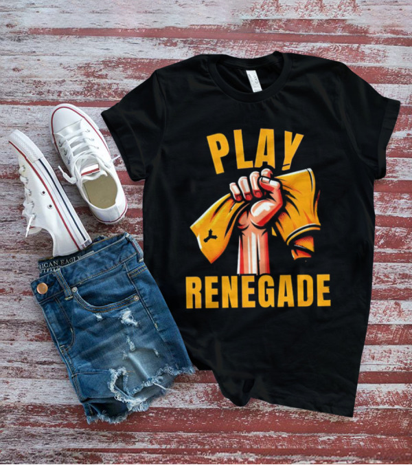 Play Renegade Hand Holding Yellow Towel T-Shirt