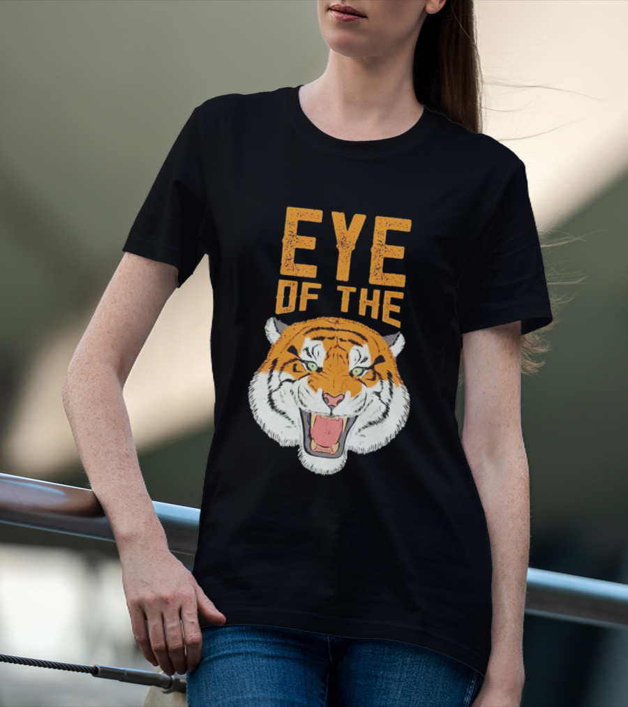Eye Of The Tiger Fierce Roaring Tiger Face T-Shirt