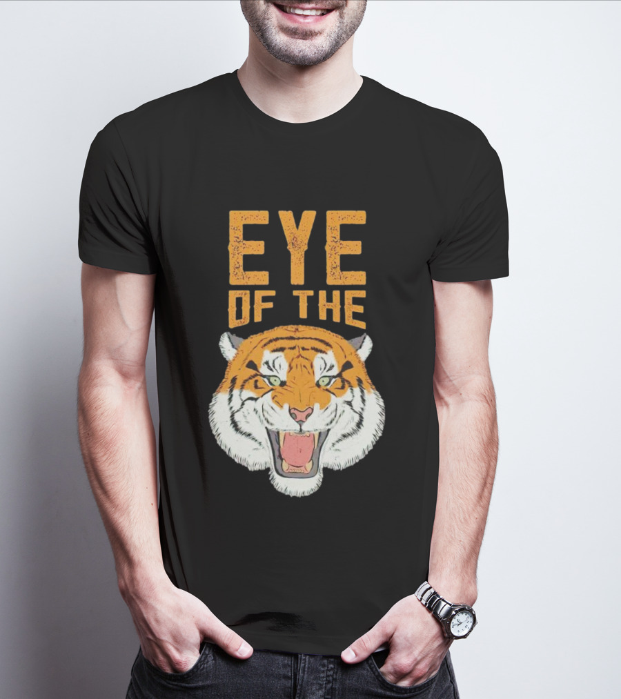 Eye Of The Tiger Fierce Roaring Tiger Face T-Shirt