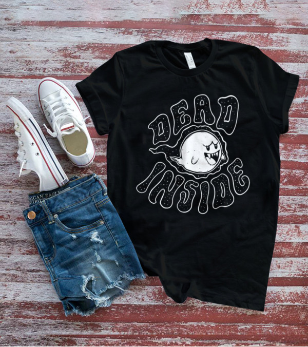 Dead Inside Horror Spooky Ghost T-Shirt