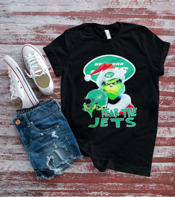New York Jets Grinch Fear The Jets Christmas T-Shirt