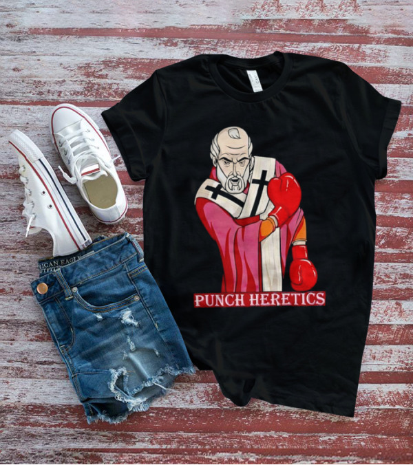 Punch Heretics Boxing Bishop Iconic T-Shirt