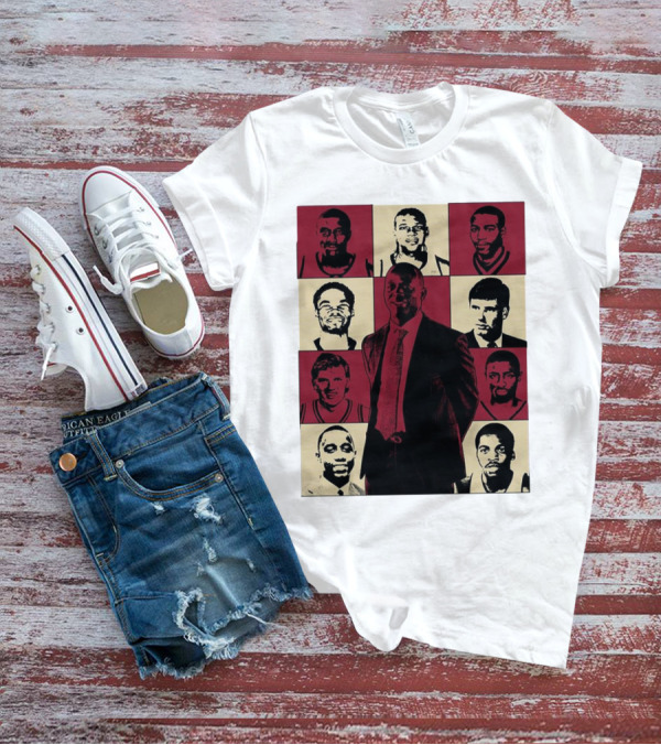 Boston College Basketball The Eras Tour Historic Players Collage T-Shirt