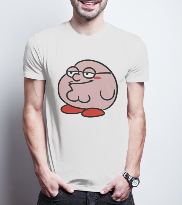 Peter Griffin Kirby Crossover Mashup T-Shirt