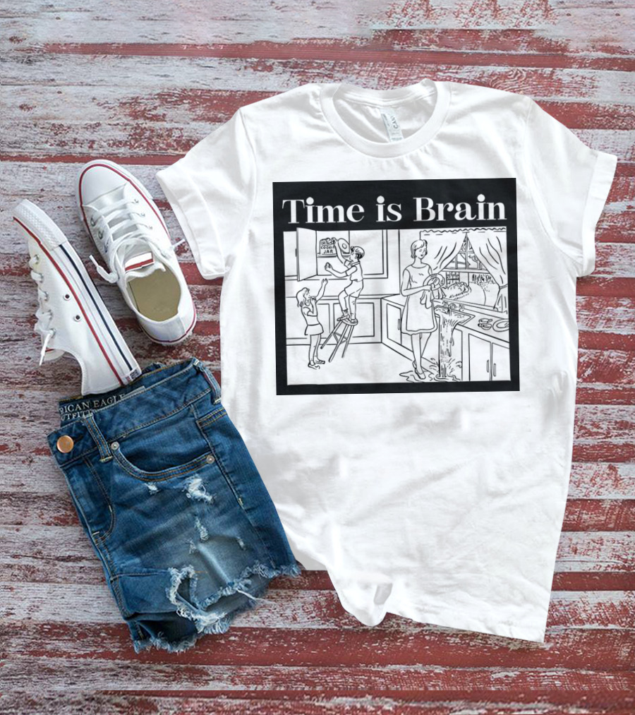 Time Is Brain Kitchen Scene Classic T-Shirt