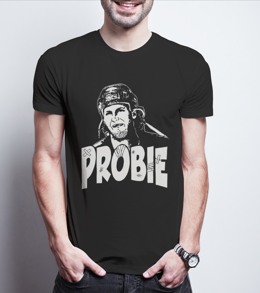 Bob Probert Probie Hockey T-Shirt